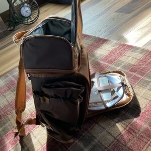 Brown Insulated Cooking Utensil Bag